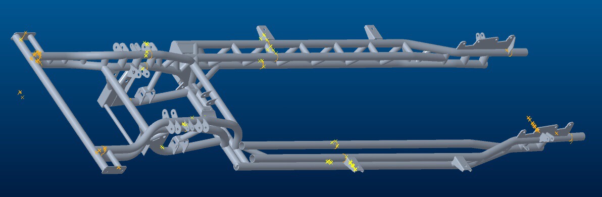 CAD AUFBAU RAHMEN